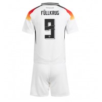 Maglia Calcio Germania Niclas Fullkrug #9 Prima Divisa Bambino Europei 2024 Manica Corta (+ pantaloncini)